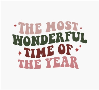 Christmas Design 4 - The Most wonderful time