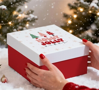 Premium Gift Box - Holly Jolly Vibes