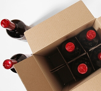 Shipping Box With Built-In Separators