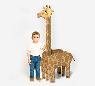 3D Giraffe Model