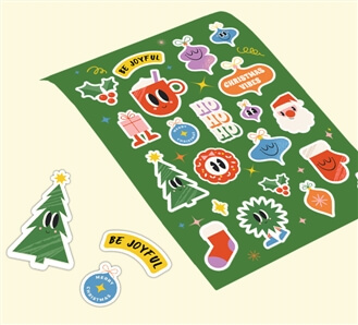 Christmas Sticker Sheet - Design 2