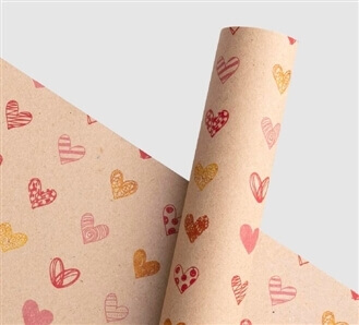 Heart Wrapping Paper 