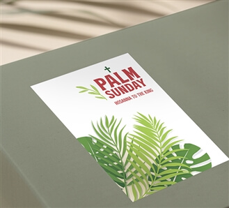 Rectangular Stickers - Palm Sunday Hosana to the King