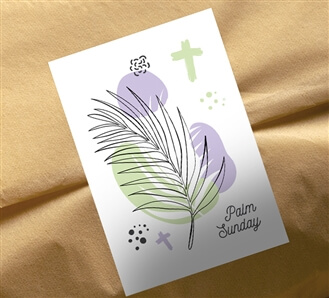 Rectangular Stickers - Palm Sunday
