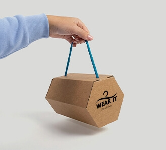 Hexa Carry Box with Rope Handle